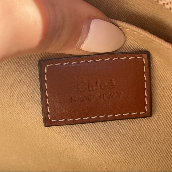 💕SOLD💕Chloe woody tote small brown and beige - Picture 6 of 11